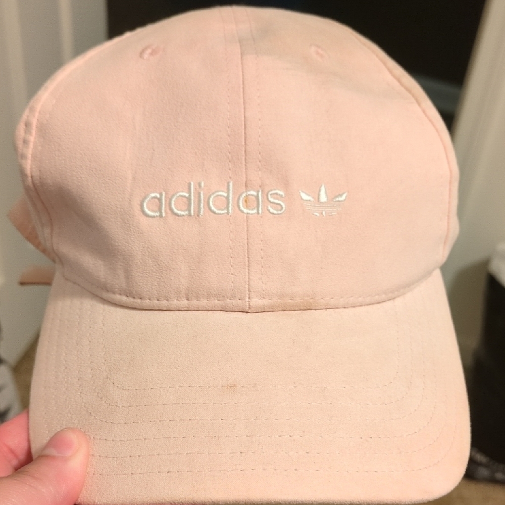Adidas Light Pink Cap with White Logo